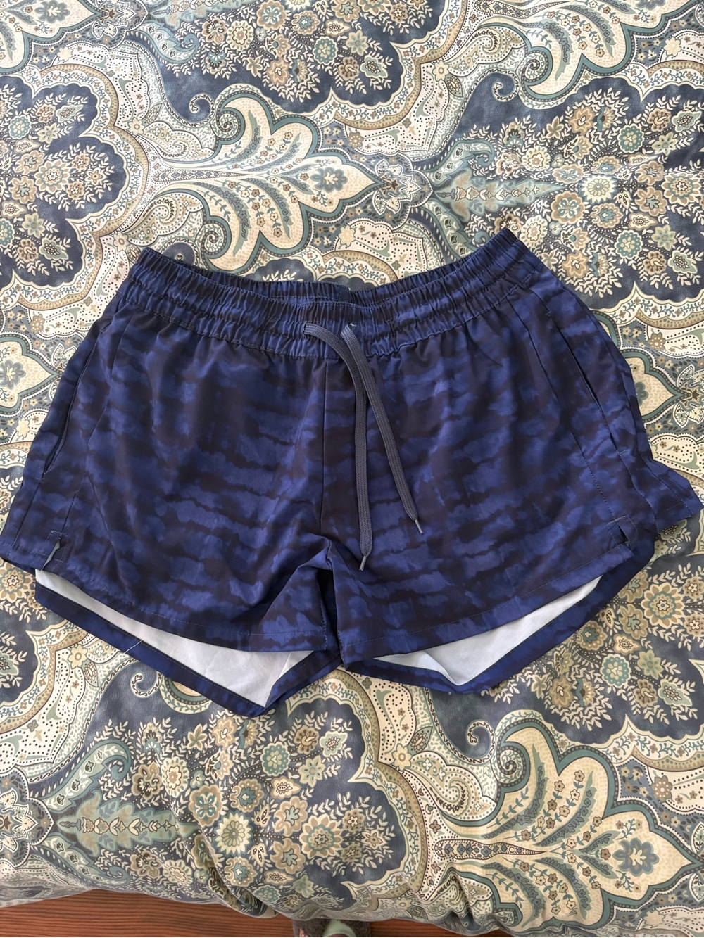 Kanu Surf Navy Tie-Dye Athletic Shorts